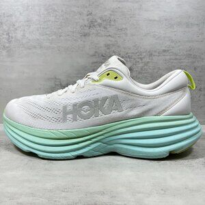 Hoka One One Bondi 8 Running Shoes - Women's Size 11 - White